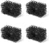 AQUANEAT Aquarium Replacement Filter Sponges 4 Packs for Hang on HOB Power Filter Small Fish Tank Filter up to 3 Gallon/ 5 Gallon (up to 3Gal)...