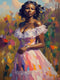 MANUKS 5D Diamond Painting Kit African Women Full Drill by Number Kits, Diamond Art African Woman Paint with Diamonds Black Woman Embroidery DIY C...