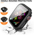 3 Pack Case for Apple Watch Series 9 Series 8 Series 7 45mm Hard PC Case with Tempered Glass Screen Protector Waterproof Anti-Scratch HD Ultra-Thi...