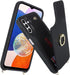 for Samsung Galaxy A13 5G Case with Card Holder and Strap for Women,Crossbody Lanyard,Ring Stand,Snap Clasp,Phone Wallet Cases 6.5 inch(Black)......