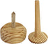 Iblay wood arts Wood Yarn Holder with Twirling Mechanism Classic Hand-Operated Winding and Dispensing Accessories, Presents for Craft Lovers7 Inch...