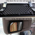 Sun Visor Mirror Clip on, Silence Shopping Car Makeup Vanity Mirror Car Cosmetic Mirror Sun-shading Mirror Black Auto Supplies 11cm/4.3''x7cm/2.7'...