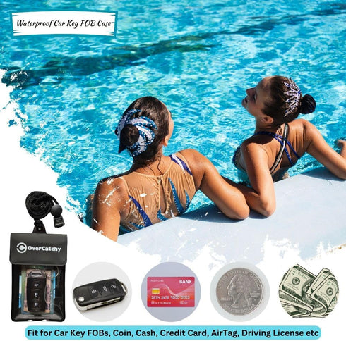 Waterproof Car Key FOB Case Floating Wallet Pouch for Remote Keys ID Credit Card Cash Money Dry Bag Holder for Swimming......