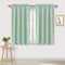 DWCN Blackout Curtains Room Darkening Thermal Insulated Bedroom Curtains Window Curtain Panels, 52 x 45 inches Long, Set of 2 Light Green Rod Pock...