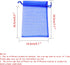 100pcs Drawstring Organza Jewelry Candy Pouch Party Wedding Favor Gift Bags (6x8, Mixed Color)...