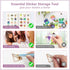 Reusable Sticker Book Collecting Album A5 Size 60 Sheets Sticker Collection Storage Book for Adults Release Paper Sticker Saver Organizer Book wit...