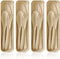 4 Pack Travel Utensil Set with Case, Wheat Straw Reusable Spoon Knife Forks Tableware, Portable Cutlery for Adult Travel Picnic Camping or Birthda...