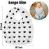 Zainpe 4Pcs Muslin Cotton Feeding Bibs for Baby Love Heart XOXO Trees Extra Large Adjustable Bib with 4 Absorbent Soft Layers Machine Washable Bur...