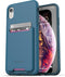 ENCASED iPhone XR Wallet Case (2018) Ultra Durable Cover with Card Holder Slot (4 Credit Cards Capacity) (Phantom/Ocean Blue)...