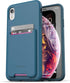 ENCASED iPhone XR Wallet Case (2018) Ultra Durable Cover with Card Holder Slot (4 Credit Cards Capacity) (Phantom/Ocean Blue)...