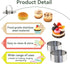 Uncle Jack 4 Pieces Round Cake Ring Molds, Stainless Steel Cake Ring Mold with Pusher, for Kitchen Tools, Baking Pastry, Mousse (Include 4 Rings a...