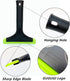 Super Flexible Silicone Squeegee, Auto Water Blade, Water Wiper, Shower Squeegee, 5.9'' Blade and 7.5'' Long Handle, for Car Windshield, Window, M...