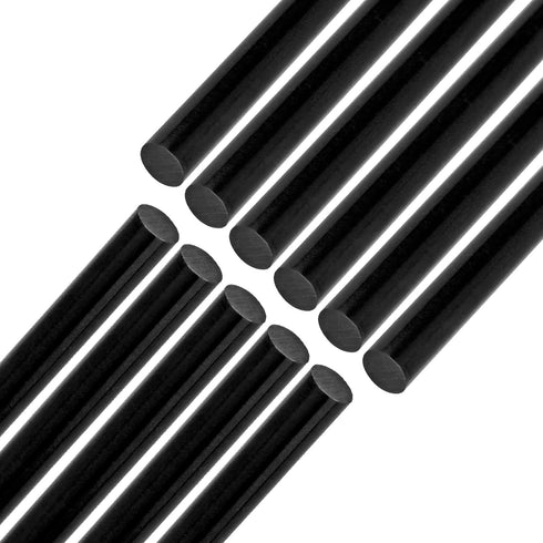 OCGIG 20 Pcs 11mm x 200mm (0.43Inch x 8Inch) Adhesive Glue Sticks Hot Glue Sticks Black for Car Audio Craft General Purpose...