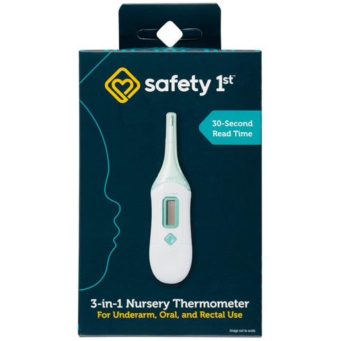 Safety 1st 3-in-1 Nursery Thermometer, Analog...