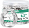 100PCS 1/2 Pex Crimp Ring,304 Stainless Steel Pex Cinch Clamps,Single Ear Hose Clamps for Pex Fittings Pipe Tubing...