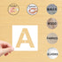 2'' Letter Stencils and Numbers, 36 Pcs Alphabet Art Craft Stencils, Reusable Plastic Number Templates Letter Stencils for Painting on Wood, Wall,...