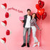 Lollipops Red Heart Shaped Strawberry N' Cream Flavored, 12 Lollipops, Individually Wrapped...