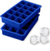 Tovolo Perfect Ice Mold Freezer Tray of 1.25-Inch Cubes for Whiskey, Bourbon, Spirits & Liquor, BPA-Free Silicone, Fade Resistant, Set of 2, Strat...