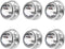 6 Pcs Mini No Sew Crystal Buttons Anti Exposure Fixed Brooches Detachable Reusable Multi-purpose for Clothes(clear,10mm)...