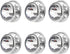 6 Pcs Mini No Sew Crystal Buttons Anti Exposure Fixed Brooches Detachable Reusable Multi-purpose for Clothes(clear,10mm)...