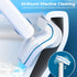 Disposable Toilet Brush with 48 PCS Toilet Refills, Disposable Toilet Cleaning System- Toilet Brush, Storage Caddy and 48 Toilet Bowl Brush Refill...