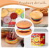 MCPINKY Wooden Stacking Toys, Montessori Toys for Kids Burger Stacking Toys Educational Preschool Learning Toys for Boys Girls Birthday Gifts...
