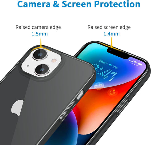 JJGoo Compatible with iPhone 14 Plus Case Clear, Transparent Soft Shockproof Protective Slim Thin Bumper Cover Phone Case for iPhone 14 Plus - 6.7...