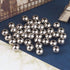 DanLingJewelry 100 pcs 6 mm Metal Spacer Beads 304 Stainless Steel Round Beads Tiny Smooth Beads for Necklaces, Bracelets and Jewelry Making(Stain...