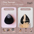 BLEND & SNAP Large Velour Triangle Makeup Puff for Smooth & Flawless Coverage – Blotting Sponge for Foundation & Concealer / Powder Press Pad – Pr...