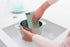 Brabantia x3 Microfiber Cleaning Pads (Dark Gray, Light Gray, Jade Green) Absorbent Spongy Hygenic Pads for Kitchen Washing, Drying, Counters, Mir...