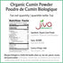 Jiva Organics Organic Ground Cumin Powder 7 ounce - 100% Pure & Non-GMO (Ground Cumin Seeds)...