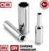 Powerbuilt 1/4-Inch Drive Metric Deep Socket Set, High Visibility Markings 10 Piece - 640538...