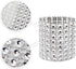 KPOSIYA Napkin Rings, Pack of 60 Rhinestone Napkin Rings Diamond Adornment for Place Settings, Wedding Receptions, Dinner or Holiday Parties, Fami...