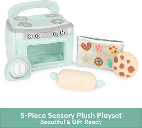 Baby GUND My First Baking Plush Playset with Sounds, Rattle, Squeaks and Crinkles, Ultra Soft Plush Sensory Toy for Babies and Newborns...