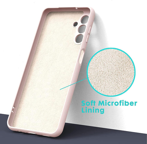 Samsung Galaxy A13 5G (Not for 4G) Case, Liquid Silicone Case with Microfiber Lining Thickening Shockproof Design Soft Gel Rubber Phone Case Cover...