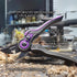 8.46" Bypass Pruning Shears Teflon Coating Blade Hand Size Adjustment Garden Hand Pruner Internal Spring Heavy Duty Anvil Effort-saving Ergonomica...