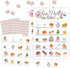 Tea Party Bingo Game, 24 Players Bingo Game, for Teenager, School Party, Birthday Party Garden Tea Bridal Party, Reception Activity Supplies - 007...