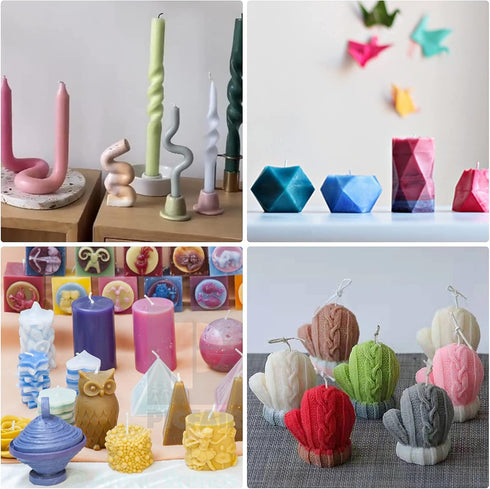 Candle Dye Set, 16 Colors Candle Wax Dye for Candle Making, Bulk Soy Wax Dyeing, DIY Candle Making Kit...