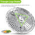 Vegetable Steamer Basket, Premium Stainless Steel Veggie Steamer Basket - Folding Expandable Steamers to Fits Various Size Pot (Extra Large (6.5" ...