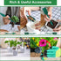 Repotting Mat for Indoor Plants, Waterproof Potting Mat, 47"X39" Planting Mat, Large Plant Repotting Mat, Plant Tray Gardening Mat with Garden Too...