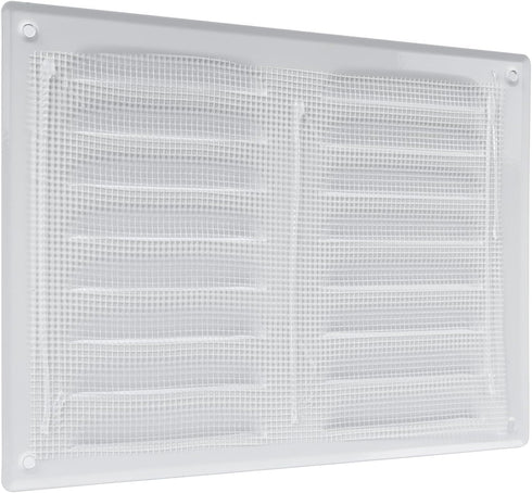 Vent Systems 10" x 7.5" Inch White Air Vent Cover - Metal Air Return Grill with Built in Protection Mesh - HVAC Home Ventilation Improvement - Air...