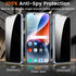 3+3 Pack Privacy Screen Protector for iPhone 14 6.1-Inch with 3 Pack Camera Lens Protector, Anti Spy Tempered Glass Film 9H Hardness Bubble Free C...