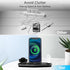 Charger Station for iPhone Multiple Devices, Foldable 3 in 1 Fast Charging Dock Stand for iPhone 14 13 12 11 Pro X Max XS 8 7,Compatible with Appl...