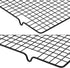 Tebery 4 Pack Black Heavy-Duty Wire Cooking Rack Baking Racks, Nonstick Baking & Cooling Grid for Roasting, Cooking, Grilling, Drying - 16" x 10"...