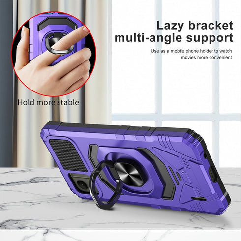 Ailiber for Nokia C110 Case with Stand, Nokia C110 N156DL Phone Case with Screen Protector, for Magnetic Car Mount, Military Grade, Heavy Duty Sho...