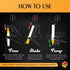 Chalk Markers 8 Pens Set - Neon Vibrant Chalkboard Markers - Non-Toxic Water-based Liquid Chalk Markers with Reversible Tips and Erasing Sponge In...