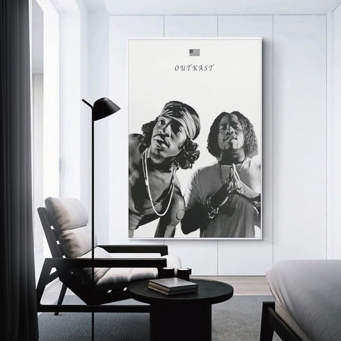 Outkast 1 Canvas Poster Bedroom Decoration Landscape Office Valentine's Birthday Gift Unframe-style12x18inch(30x45cm)...