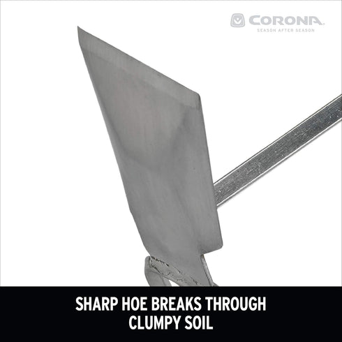 Corona Clipper Company Corona CT 3344 Premium Stainless Steel ComfortGEL Hoe/Cultivator, No Size, Red...