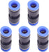 5PCS 10mm to 12mm Tube Air Pneumatic Push in Straight Gas Fittings Plastic Quick Connectors Fitting...