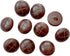 PEPPERLONELY 10PC Plastic Resin Buttons with Shank Sew On for Clothes Dress Coat Jeans Crafts, Brown, 1 Inch...